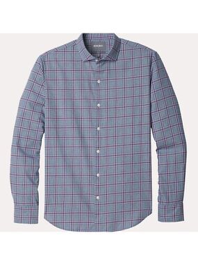 Bonobos Unbutton Down Slim Fit Blue and Purple Patterned Shirt